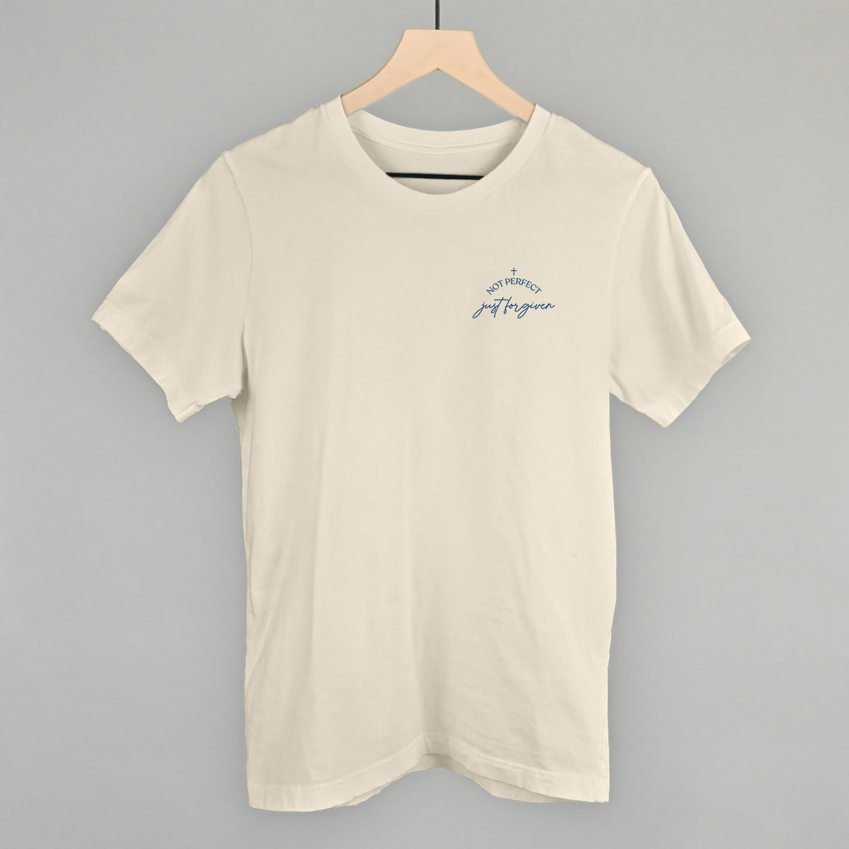 Not Perfect, Just Forgiven (Left Chest) - clothing by TeeHivey.com (Image 2)