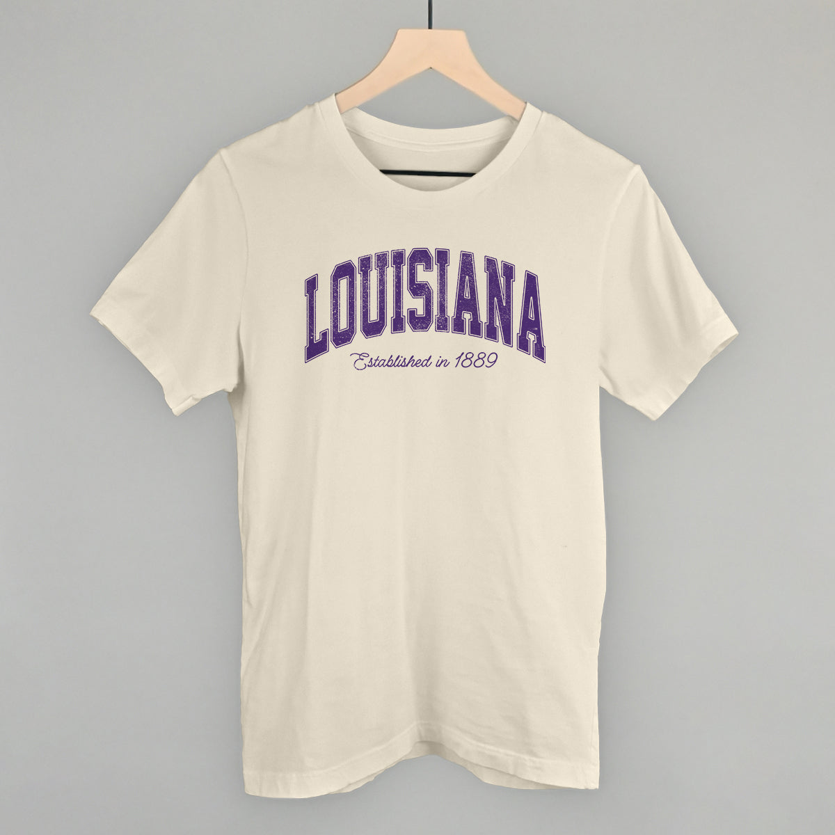 Louisiana Varsity Arch - clothing by TeeHivey.com (Image 1)