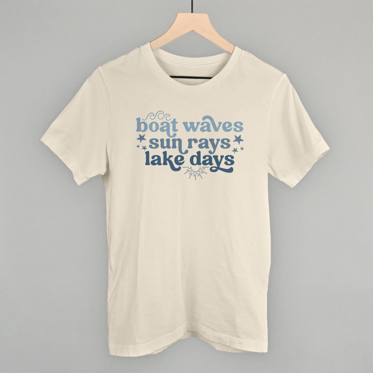 Boat Waves, Sun Rays, Lake Days - clothing by TeeHivey.com (Image 3)