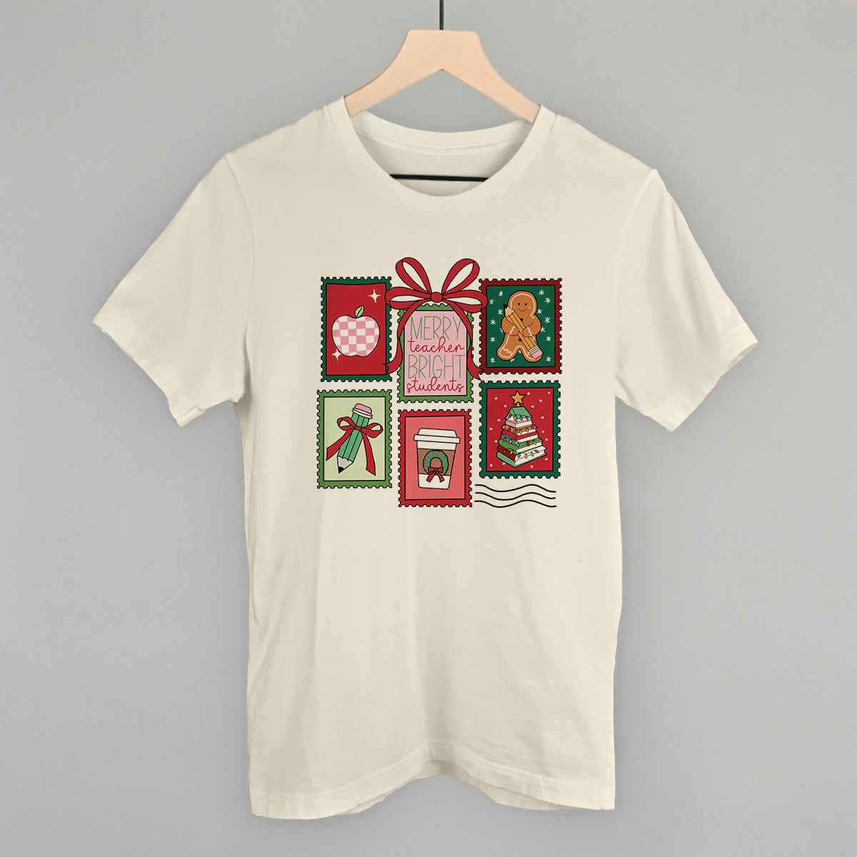 Christmas Teacher Stamps - clothing by TeeHivey.com (Image 2)