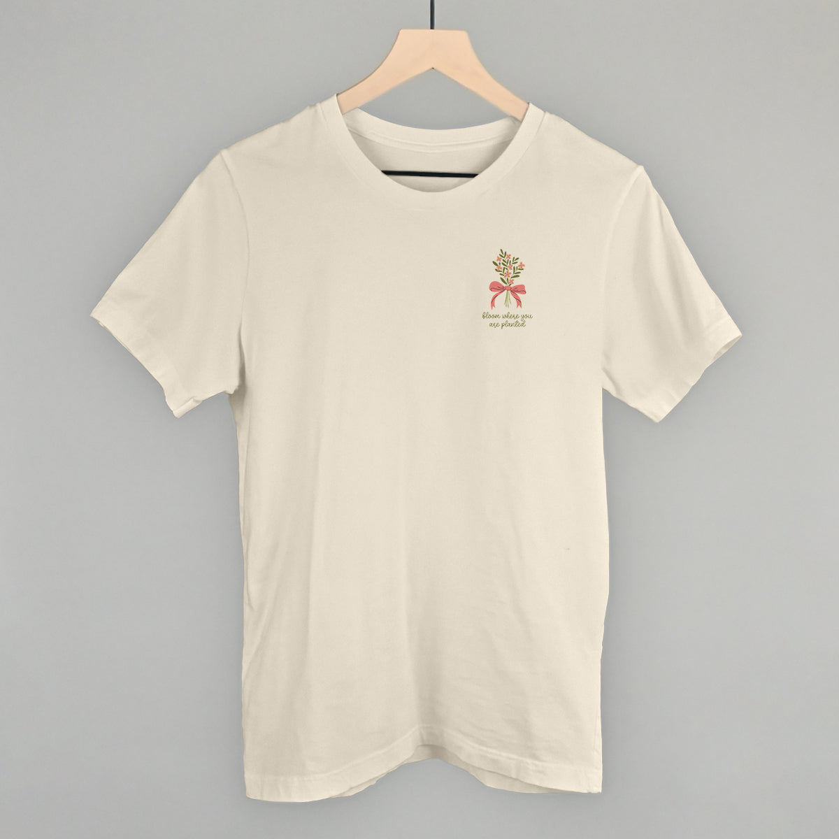 Bloom Where You Are Planted Bouquet (Left Chest) - clothing by TeeHivey.com (Image 2)