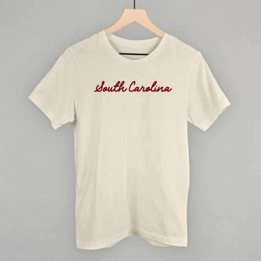 South Carolina Script - clothing by TeeHivey.com (Image 1)