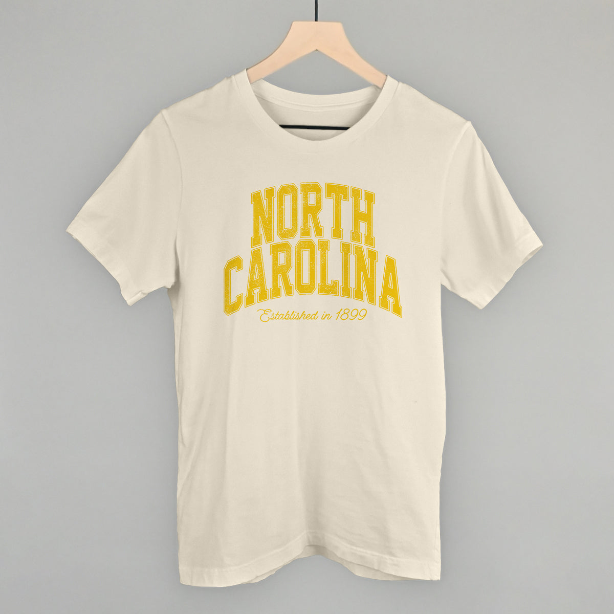 North Carolina Varsity Arch (Yellow) - clothing by TeeHivey.com (Image 2)
