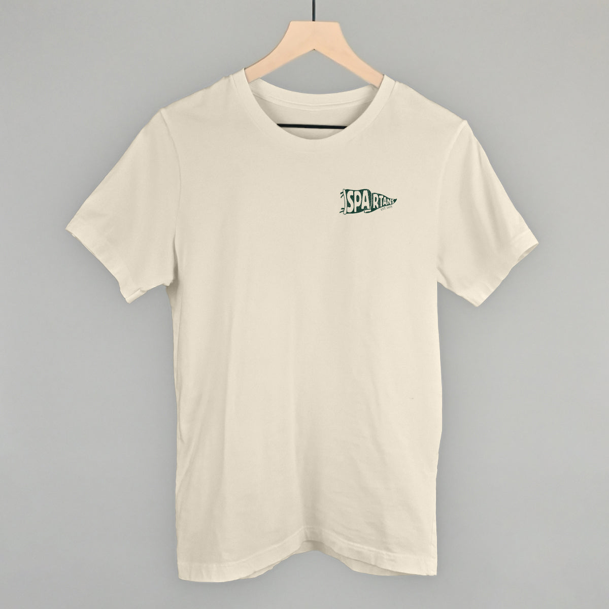 Spartans Pennant Flag (Left Chest) - clothing by TeeHivey.com (Image 1)