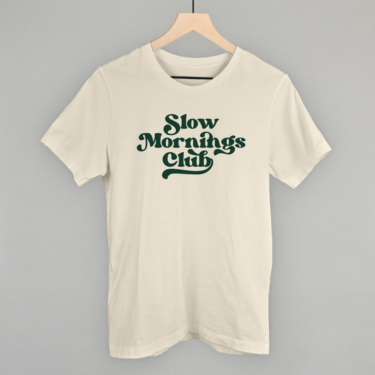 Slow Mornings Club (Green) - clothing by TeeHivey.com (Image 2)