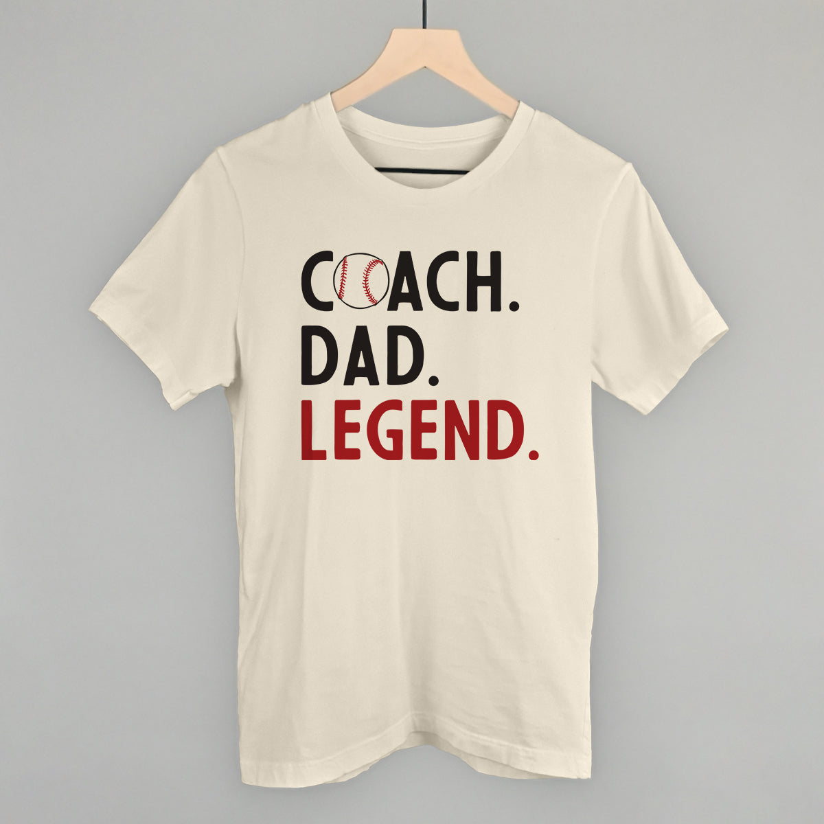Coach Dad Legend (Baseball/Softball) - clothing by TeeHivey.com (Image 3)