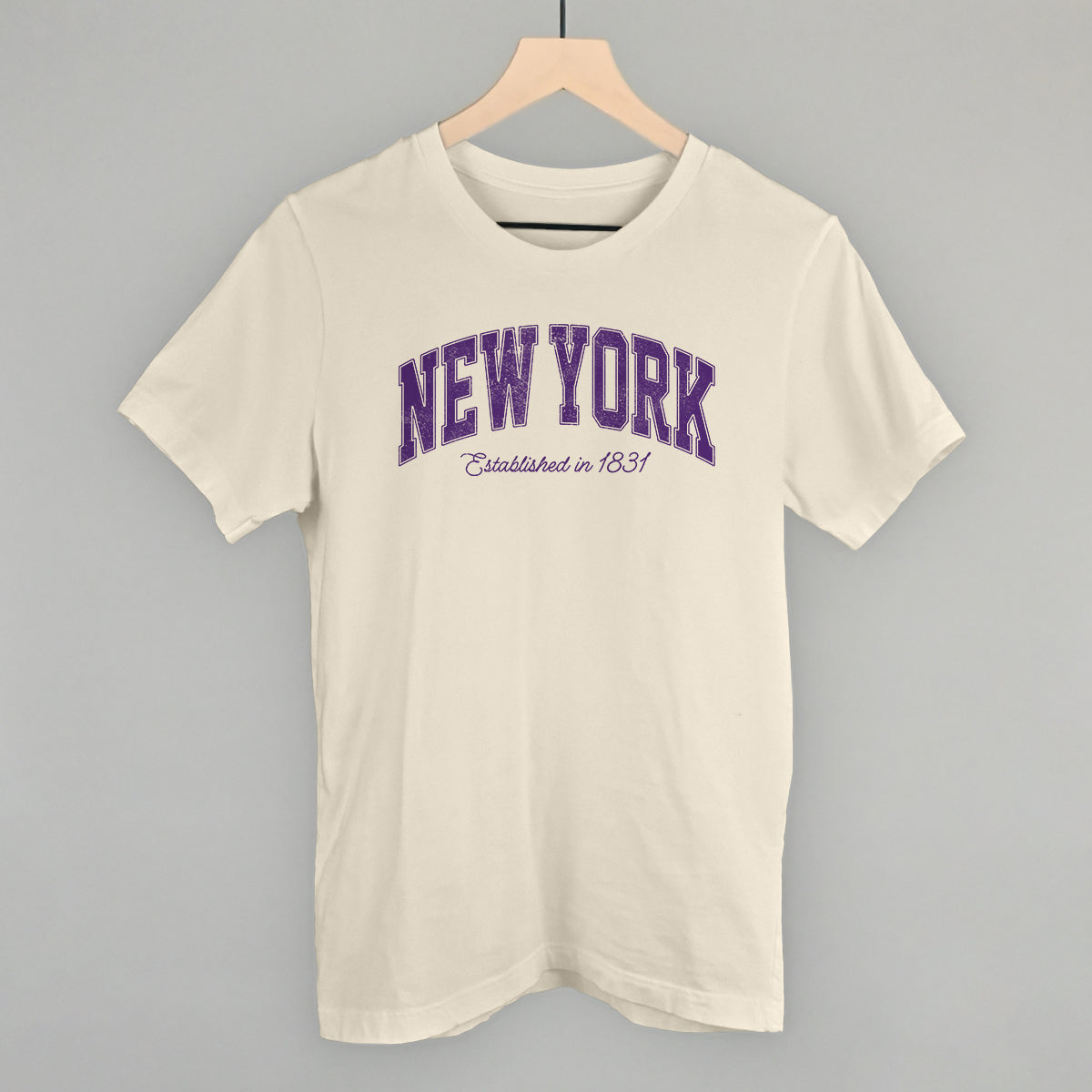 New York Varsity Arch (Purple) - clothing by TeeHivey.com (Image 2)