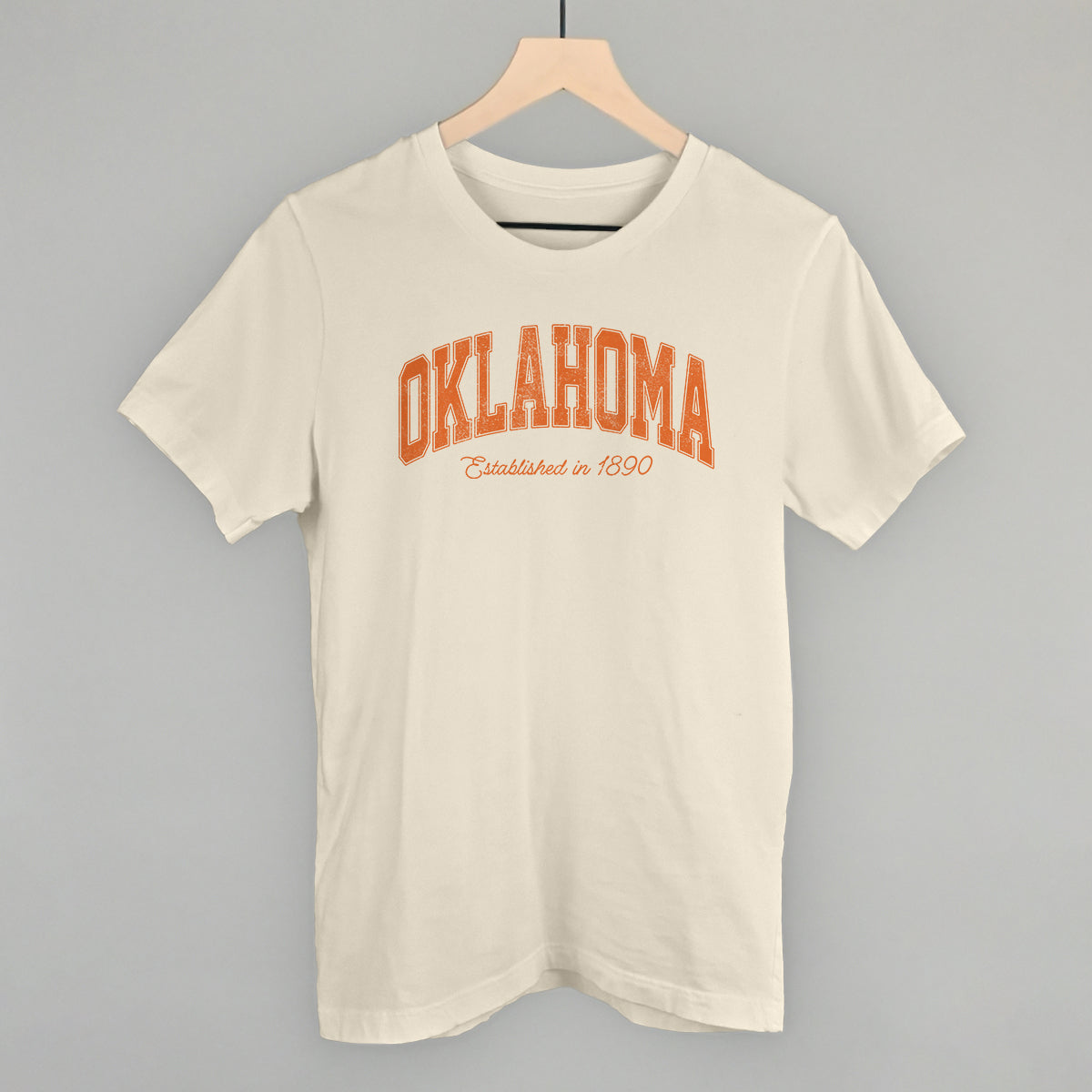 Oklahoma Varsity Arch (Orange) - clothing by TeeHivey.com (Image 1)