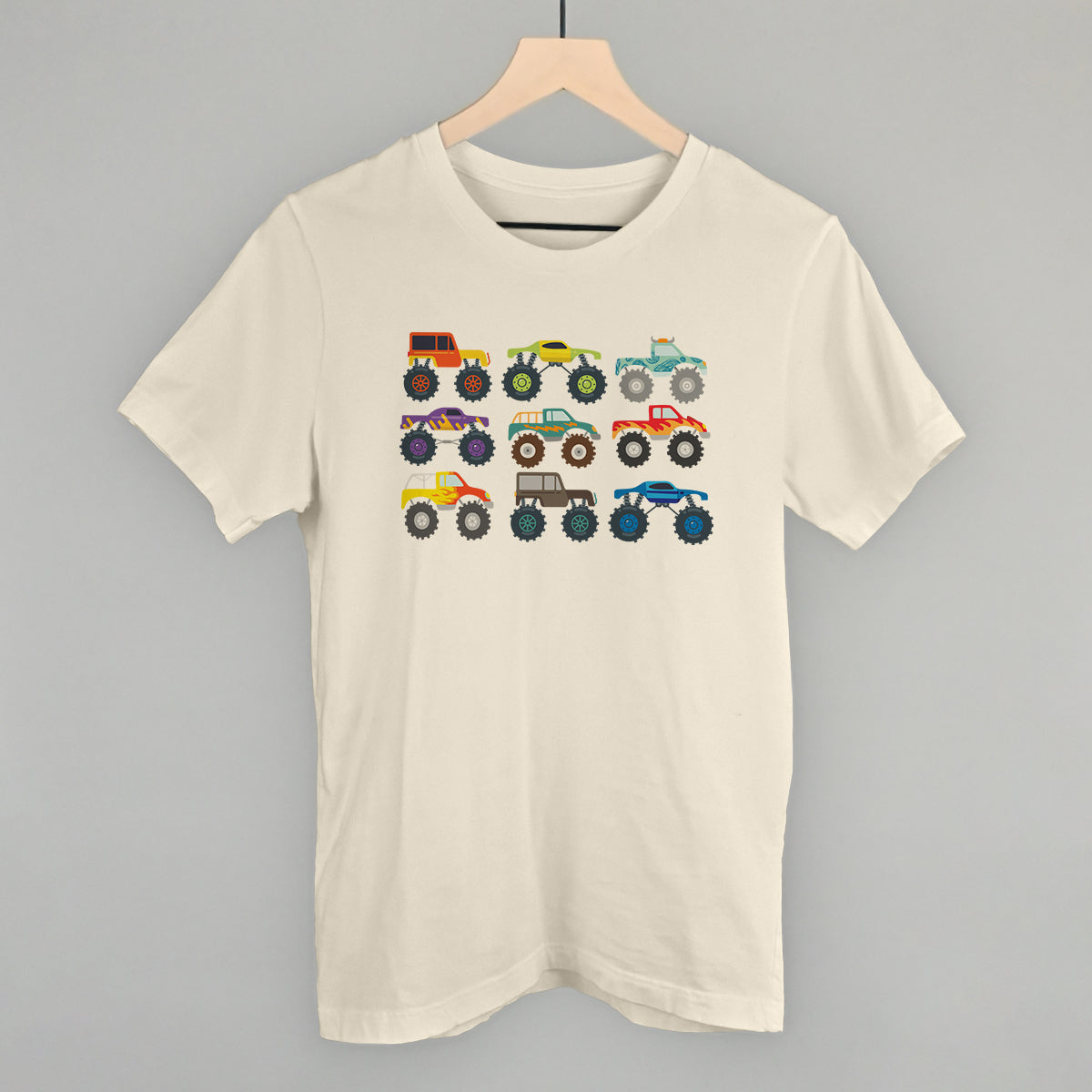 Colorful Monster Truck Doodles - clothing by TeeHivey.com (Image 3)