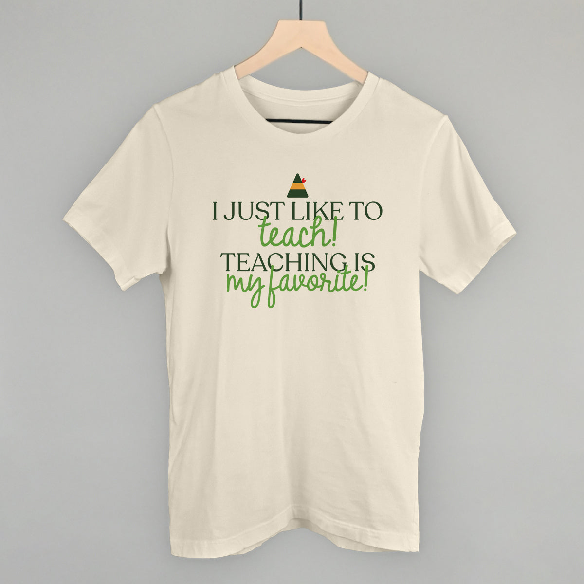 Teaching Is My Favorite (Green) - clothing by TeeHivey.com (Image 2)