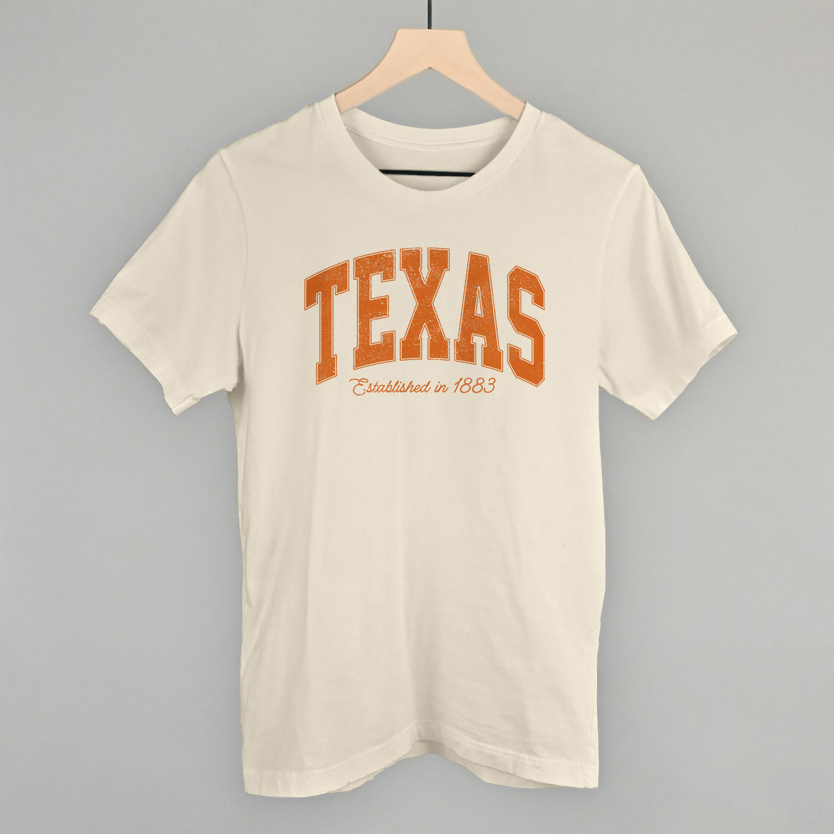 Texas Varsity Arch (Orange) - clothing by TeeHivey.com (Image 2)