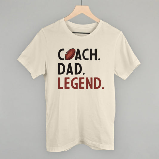 Coach Dad Legend (Football) - clothing by TeeHivey.com (Image 1)