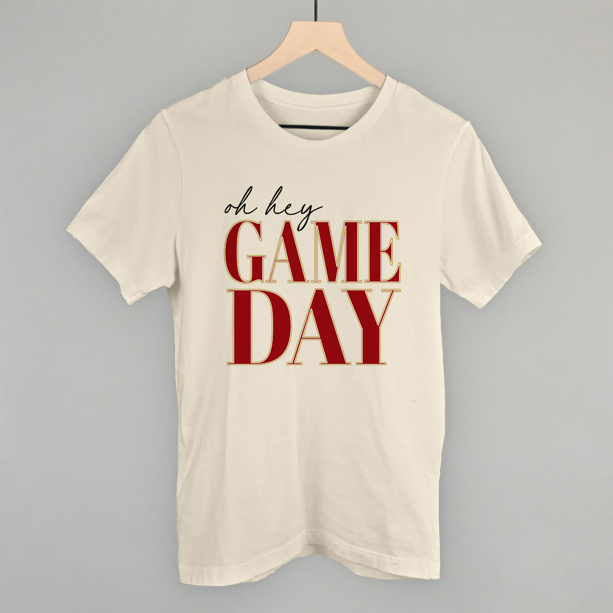 Oh Hey Game Day (Red + Gold) - clothing by TeeHivey.com (Image 2)