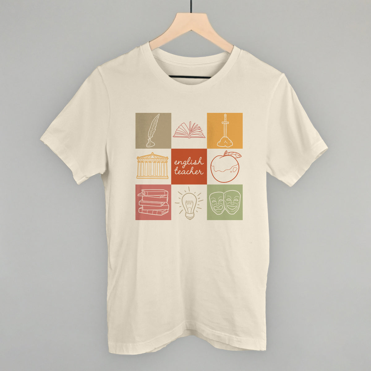 English Teacher Doodle Grid