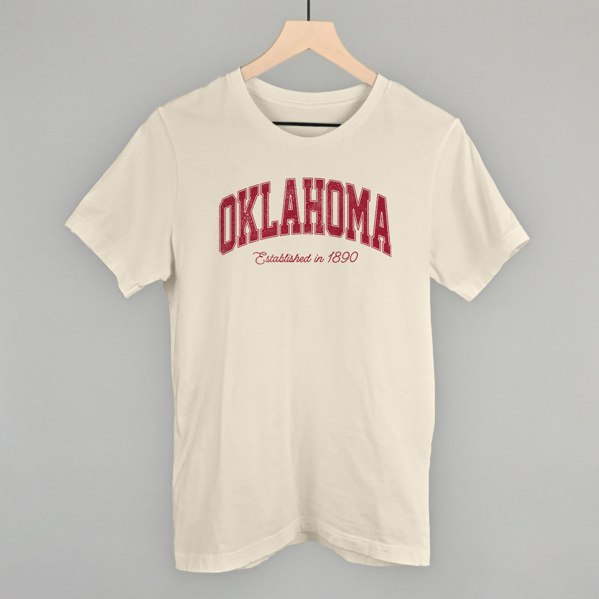 Oklahoma Varsity Arch (Red) - clothing by TeeHivey.com (Image 2)