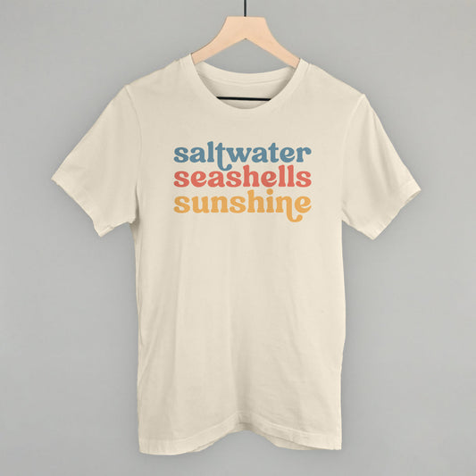 Saltwater, Seashells, Sunshine - clothing by TeeHivey.com (Image 1)