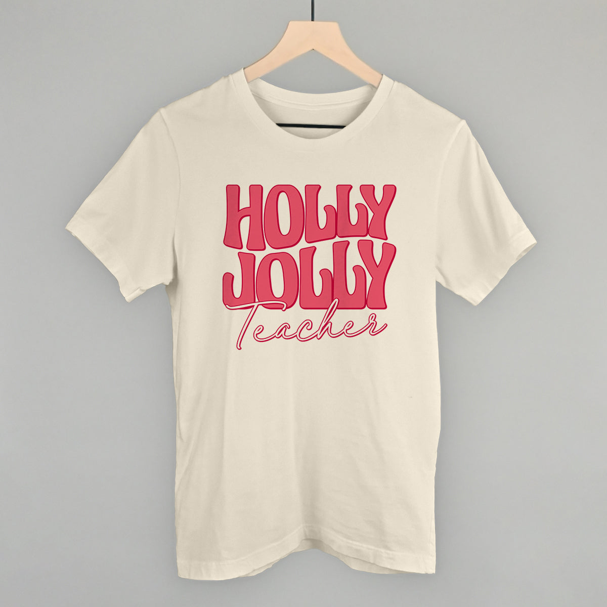 Holly Jolly Teacher - clothing by TeeHivey.com (Image 2)