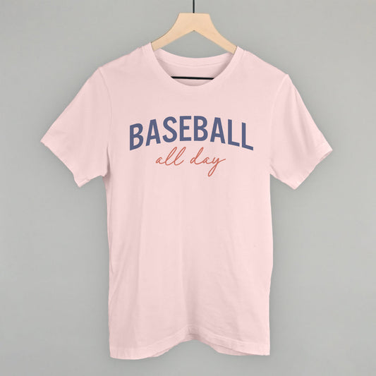 Baseball All Day (Script) - clothing by TeeHivey.com (Image 1)