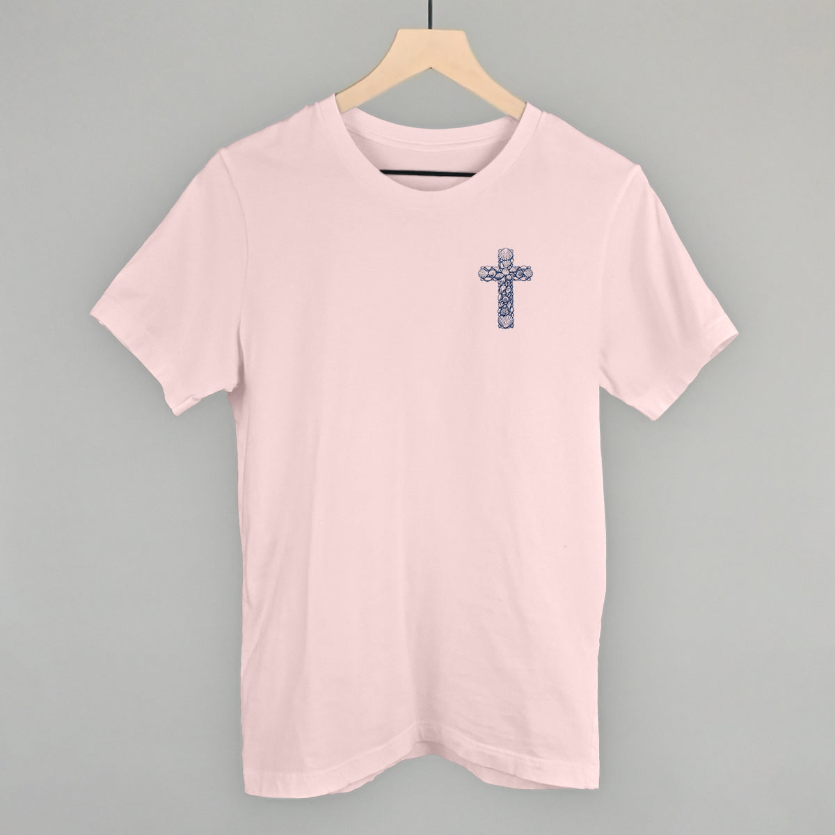 Seashell Cross (Left Chest) - clothing by TeeHivey.com (Image 3)
