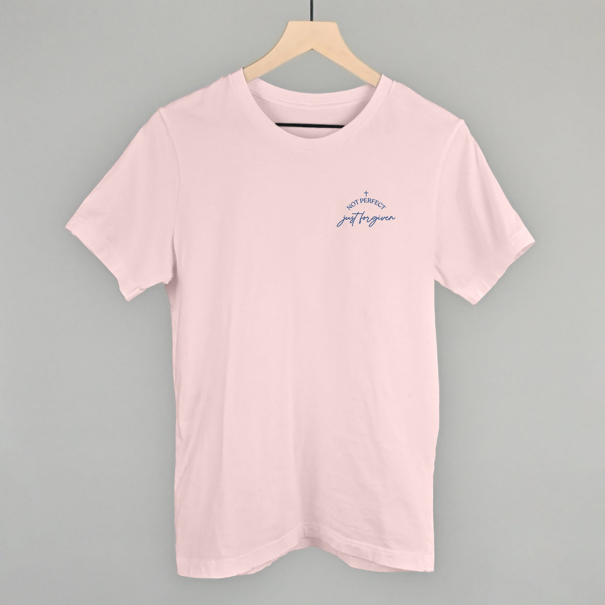 Not Perfect, Just Forgiven (Left Chest) - clothing by TeeHivey.com (Image 3)