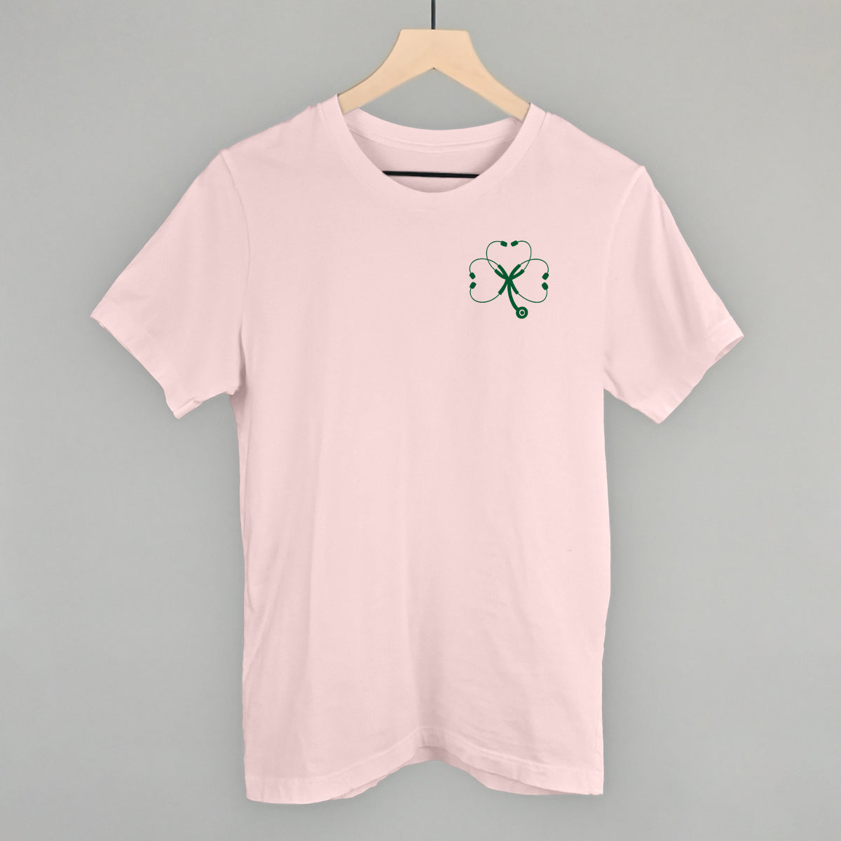 Stethoscope Clover (Left Chest) - clothing by TeeHivey.com (Image 2)