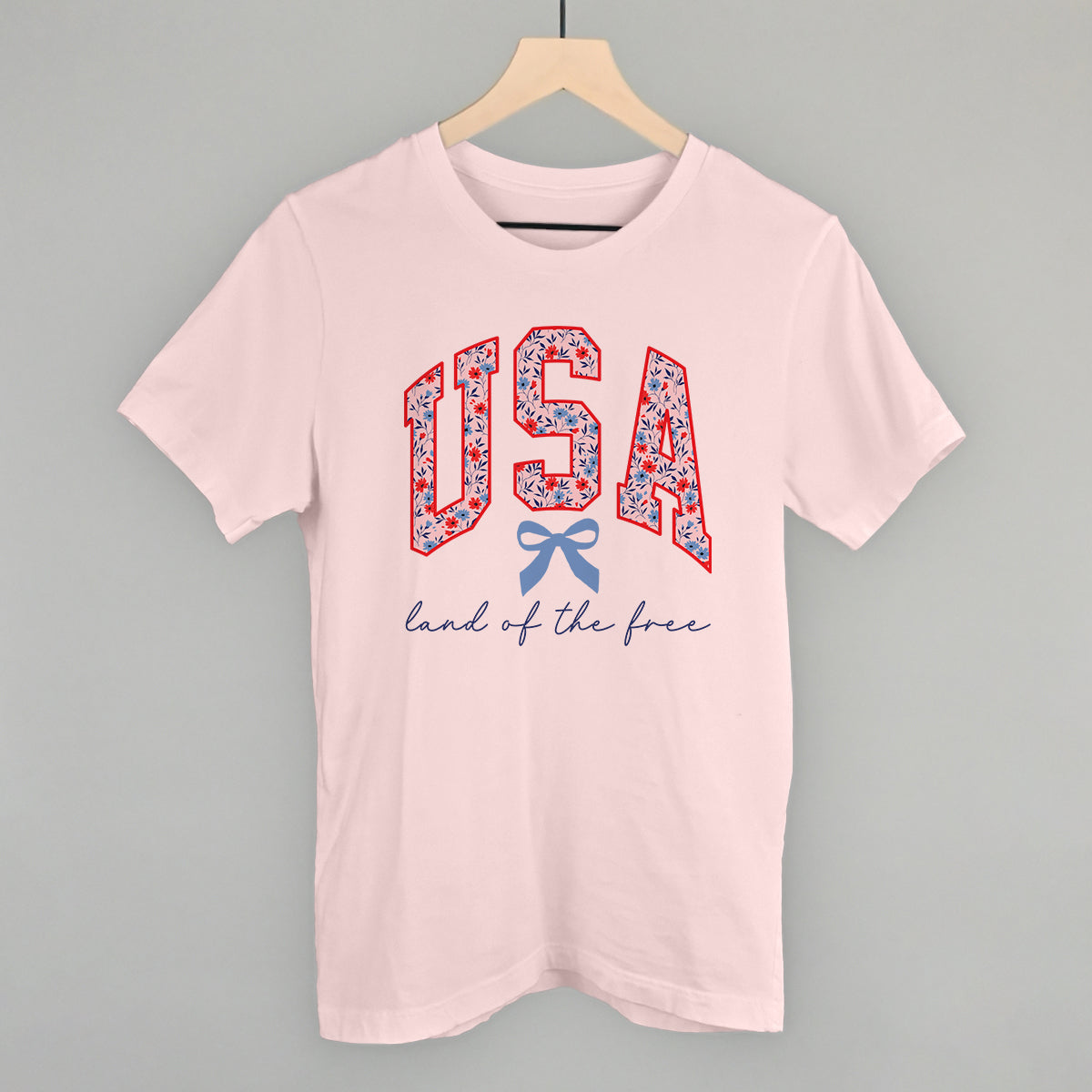 USA Floral Arch + Bow - clothing by TeeHivey.com (Image 1)