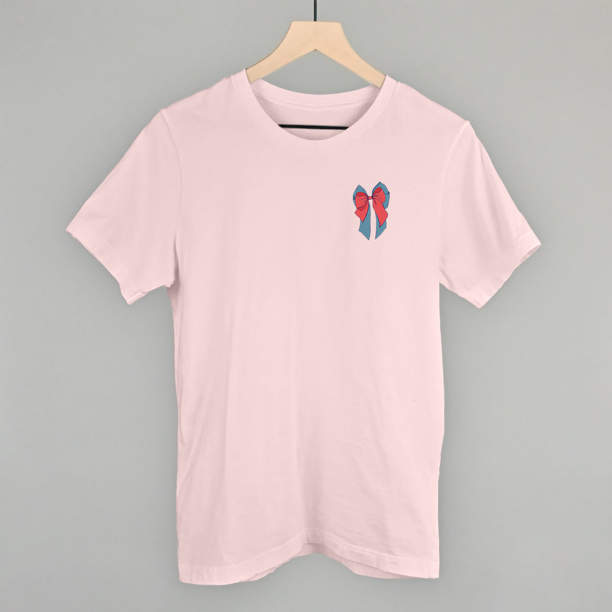Red & Blue Layered Bow (Left Chest) - clothing by TeeHivey.com (Image 2)