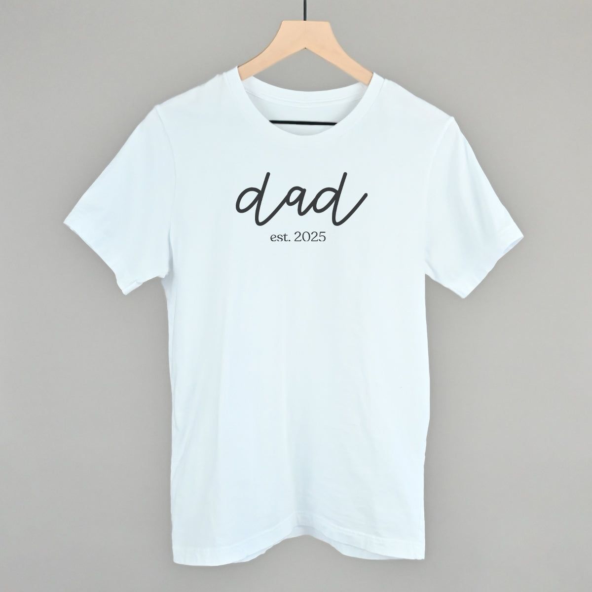 Dad Est. 2025 Script - clothing by TeeHivey.com (Image 2)