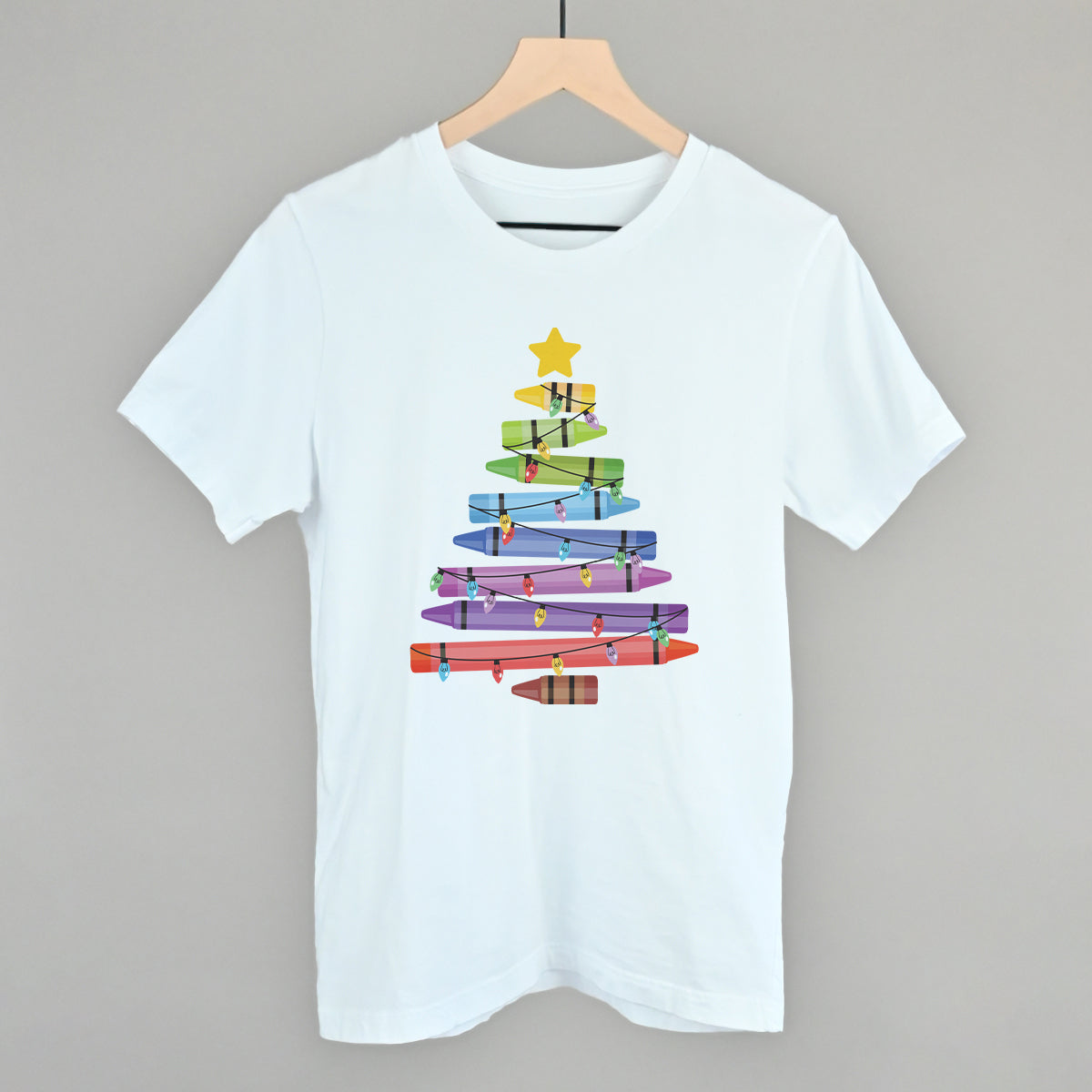 Crayon Christmas Tree - clothing by TeeHivey.com (Image 2)