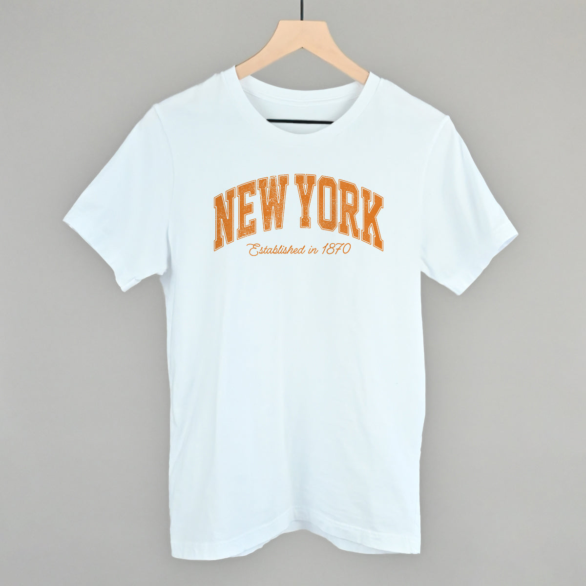 New York Varsity Arch (Orange) - clothing by TeeHivey.com (Image 3)