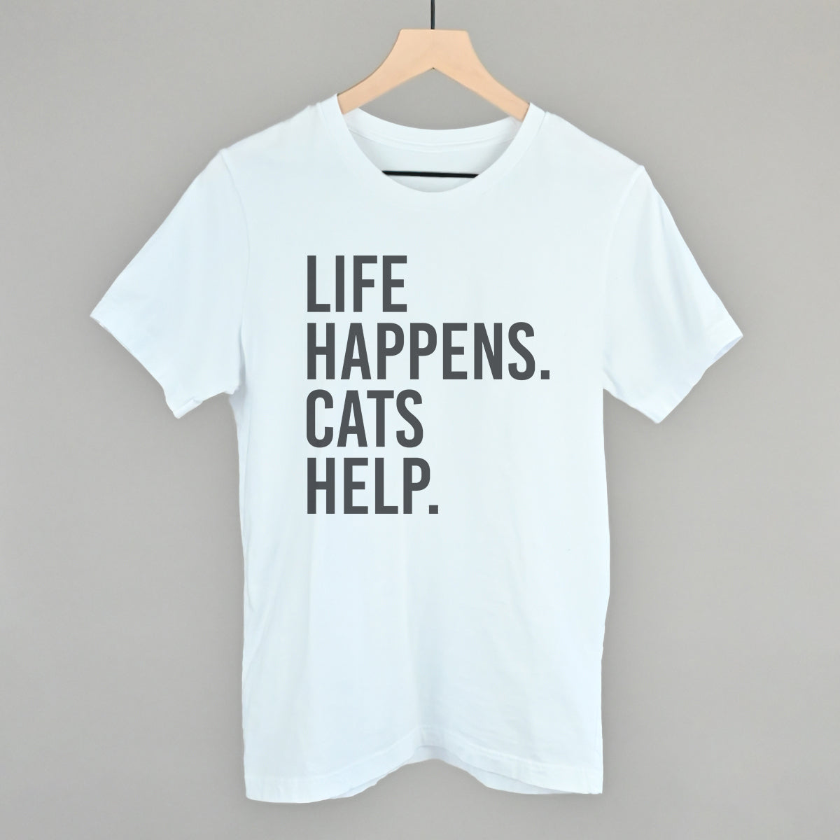 Life Happens Cats Help - clothing by TeeHivey.com (Image 2)