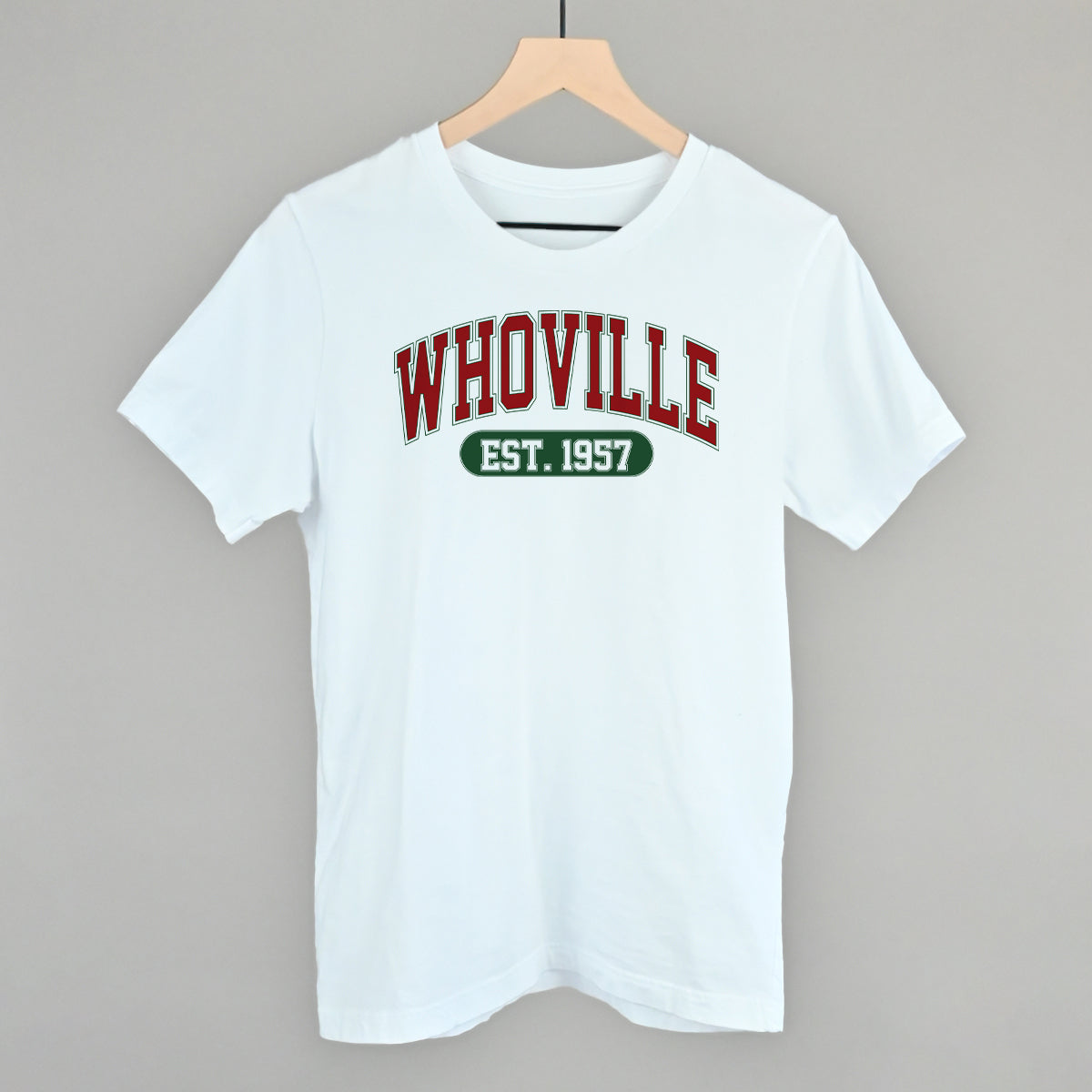 Whoville Collegiate (Red) - clothing by TeeHivey.com (Image 3)