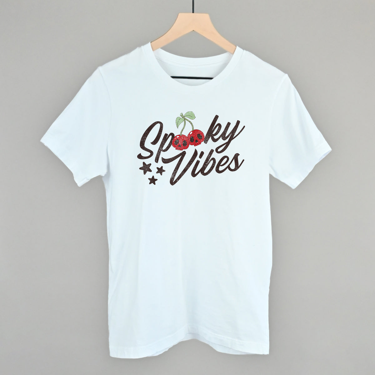 Spooky Vibes (Cherries + Stars) - clothing by TeeHivey.com (Image 2)