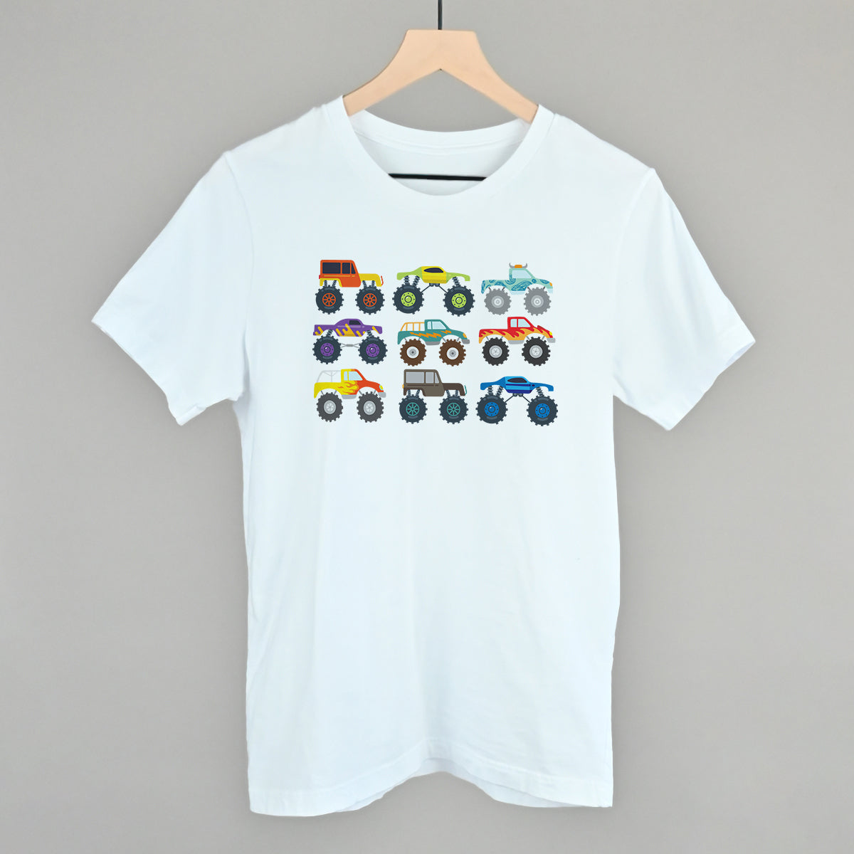 Colorful Monster Truck Doodles - clothing by TeeHivey.com (Image 4)