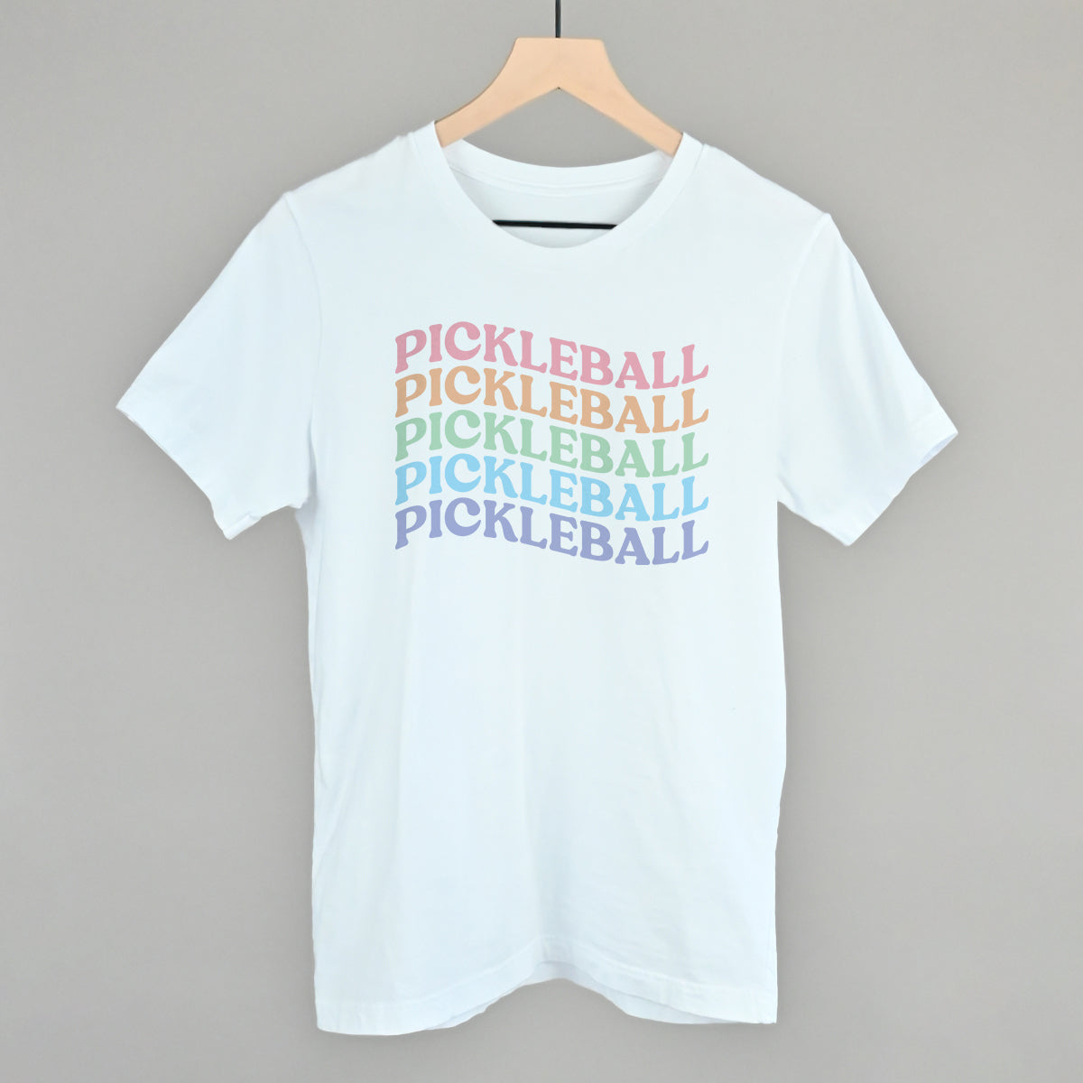 Pickleball Pastel Repeated - clothing by TeeHivey.com (Image 3)