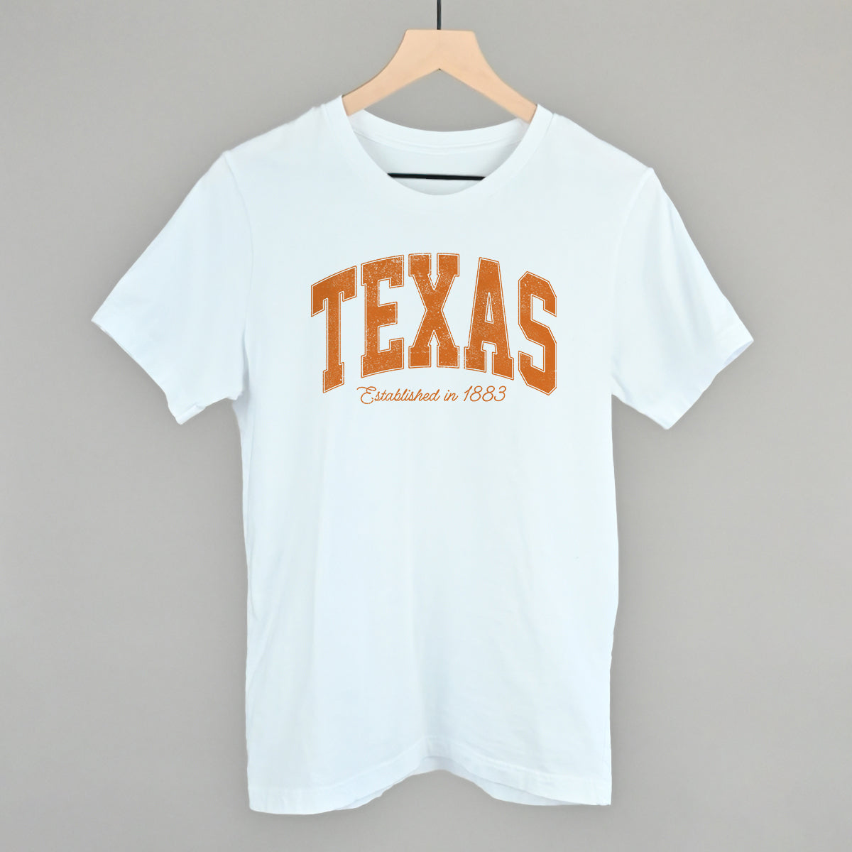 Texas Varsity Arch (Orange) - clothing by TeeHivey.com (Image 3)