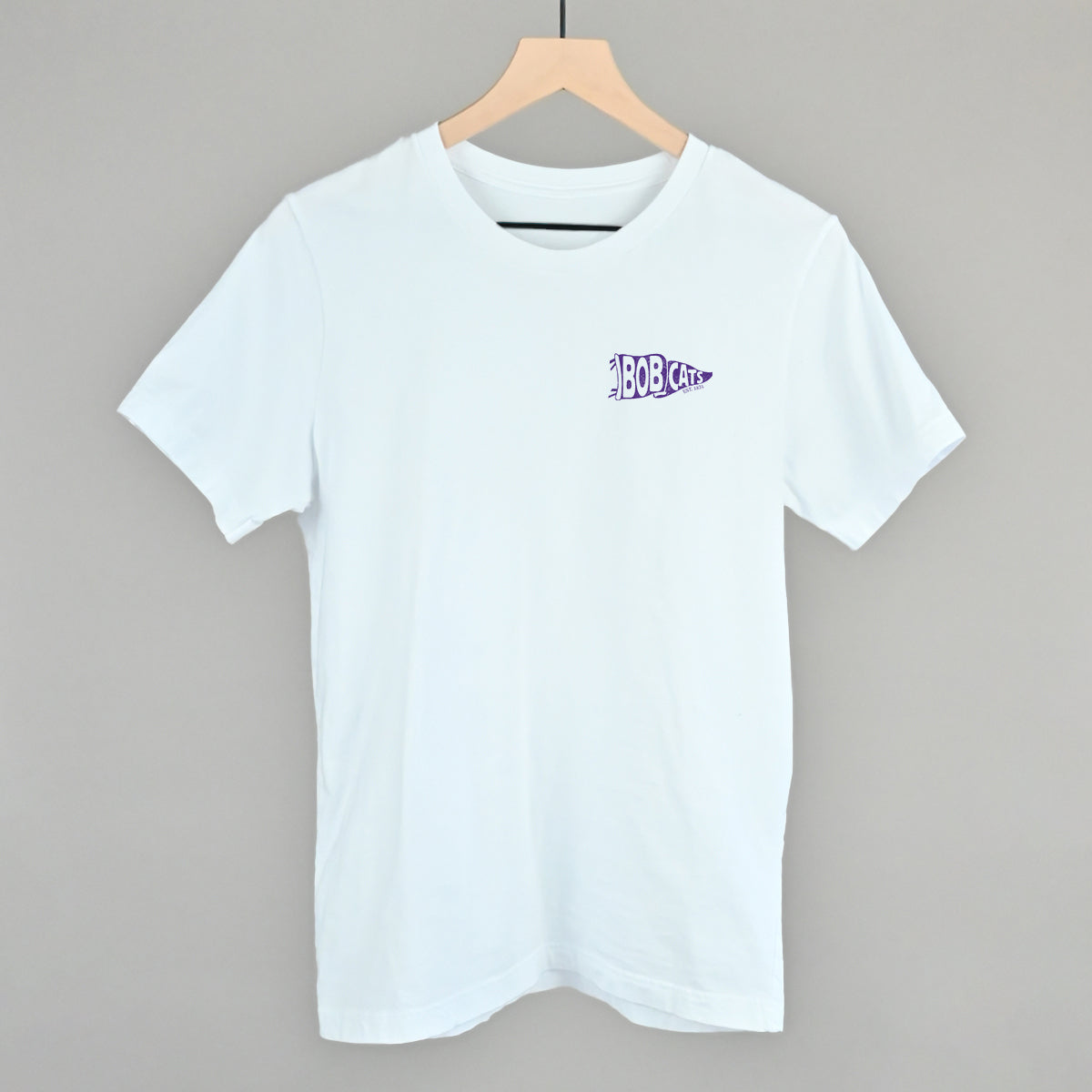 Bobcats Pennant Flag (Left Chest) - clothing by TeeHivey.com (Image 1)