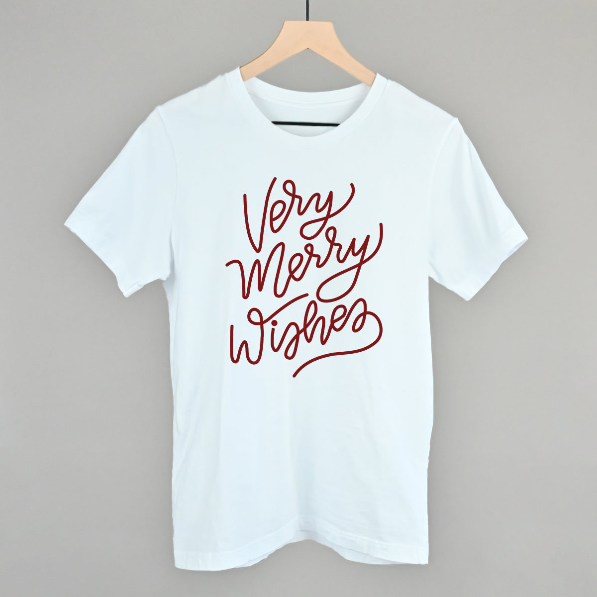Very Merry Wishes Handwritten - clothing by TeeHivey.com (Image 3)