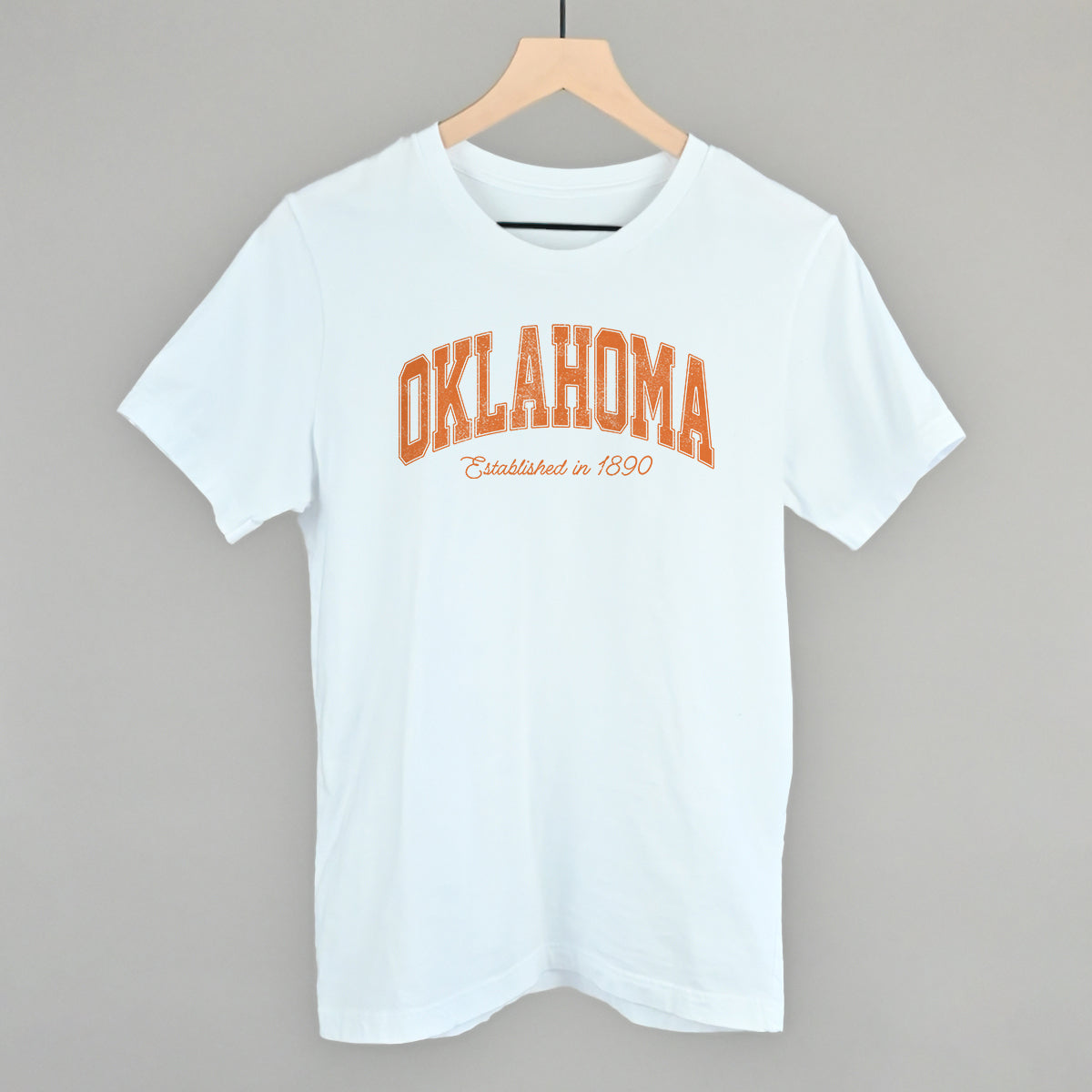 Oklahoma Varsity Arch (Orange) - clothing by TeeHivey.com (Image 2)
