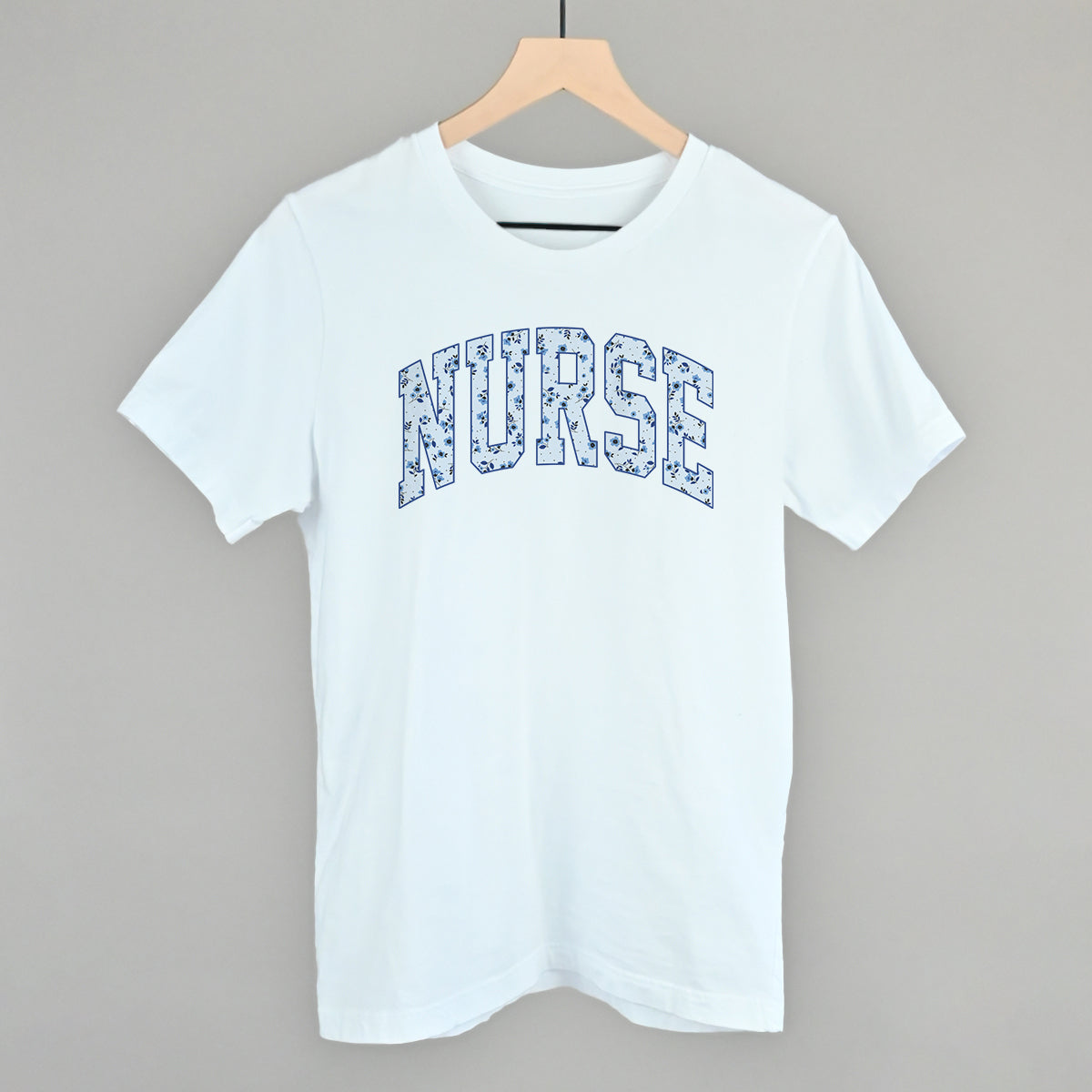 Nurse Floral Block Arch - clothing by TeeHivey.com (Image 3)