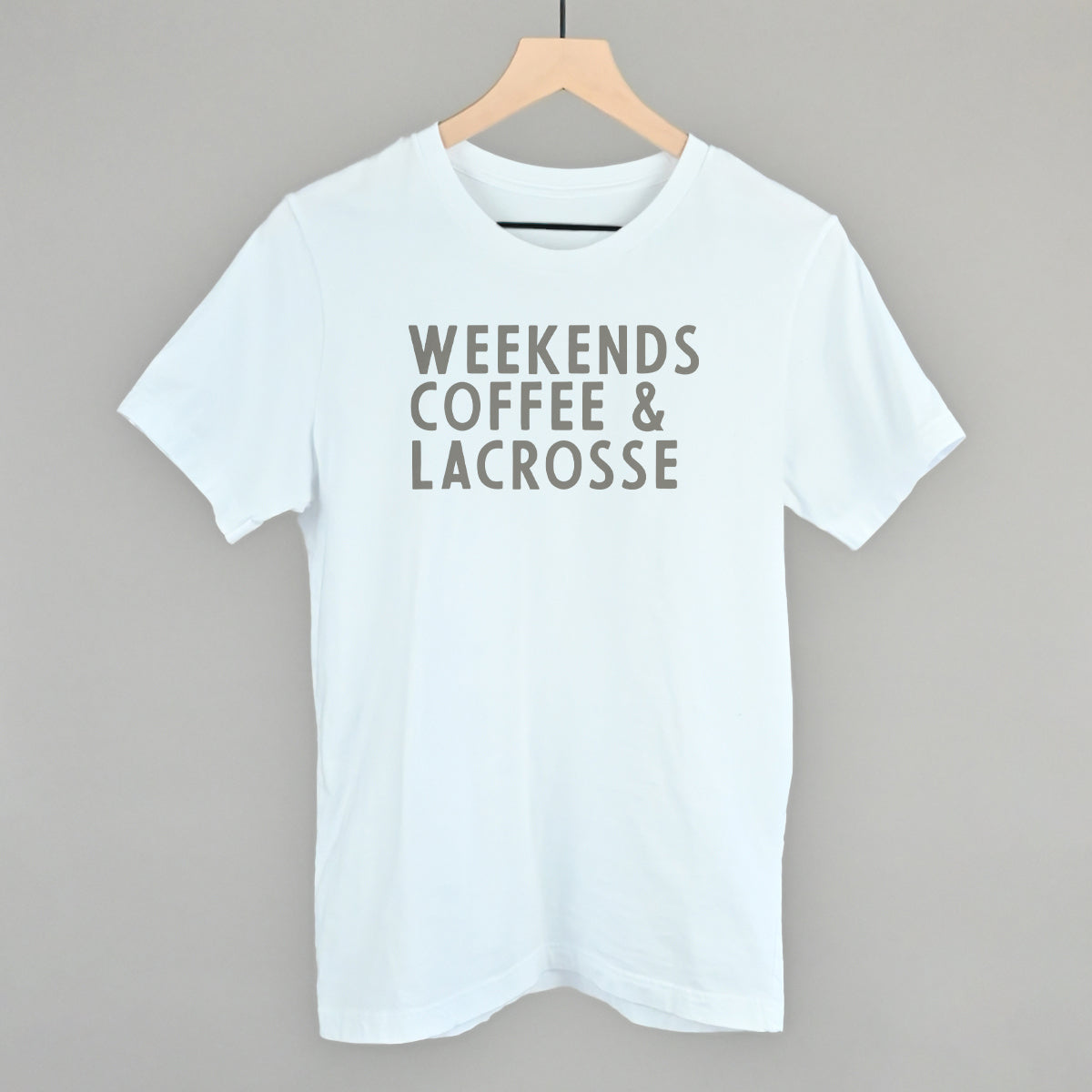 Weekends Coffee & Lacrosse - clothing by TeeHivey.com (Image 2)