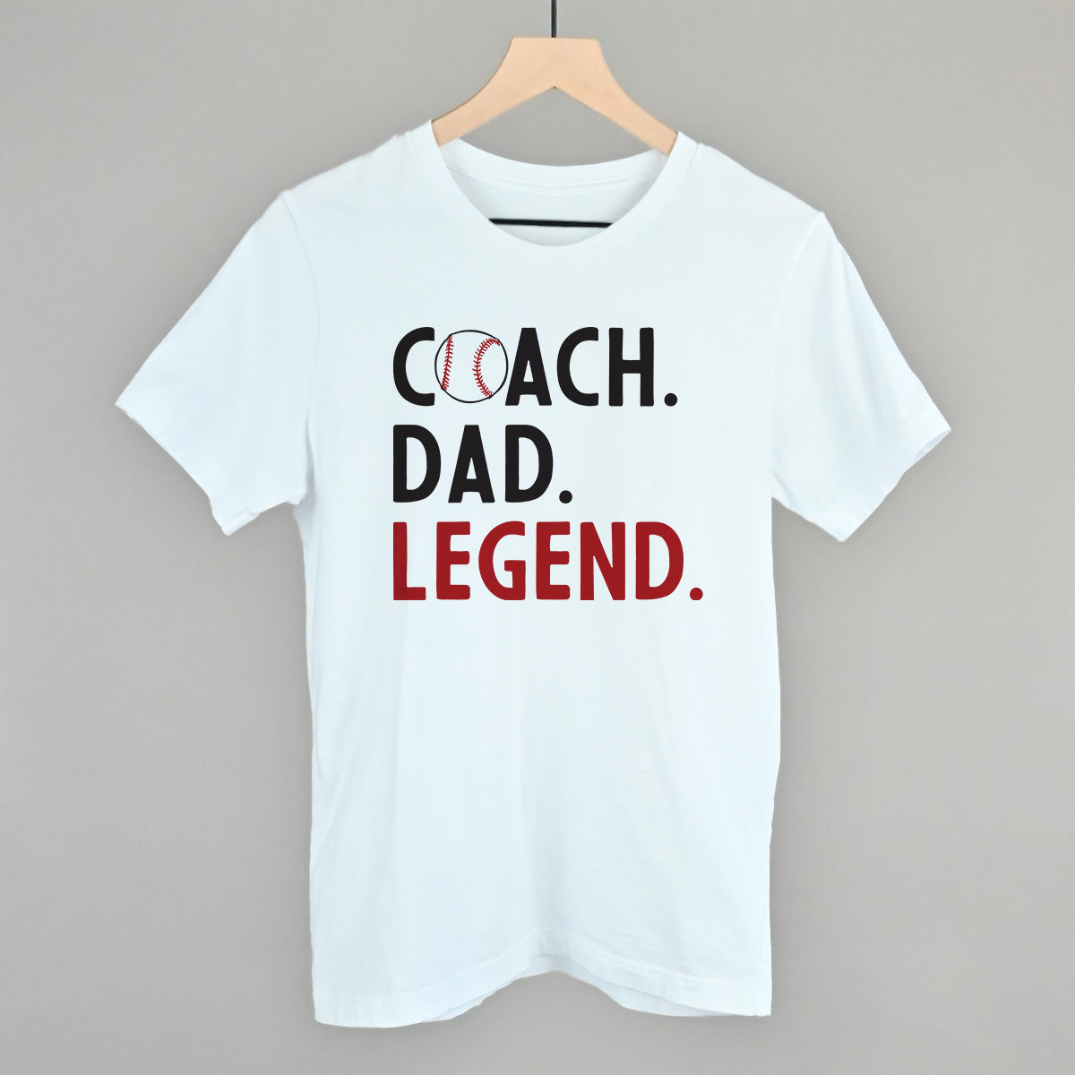 Coach Dad Legend (Baseball/Softball) - clothing by TeeHivey.com (Image 1)