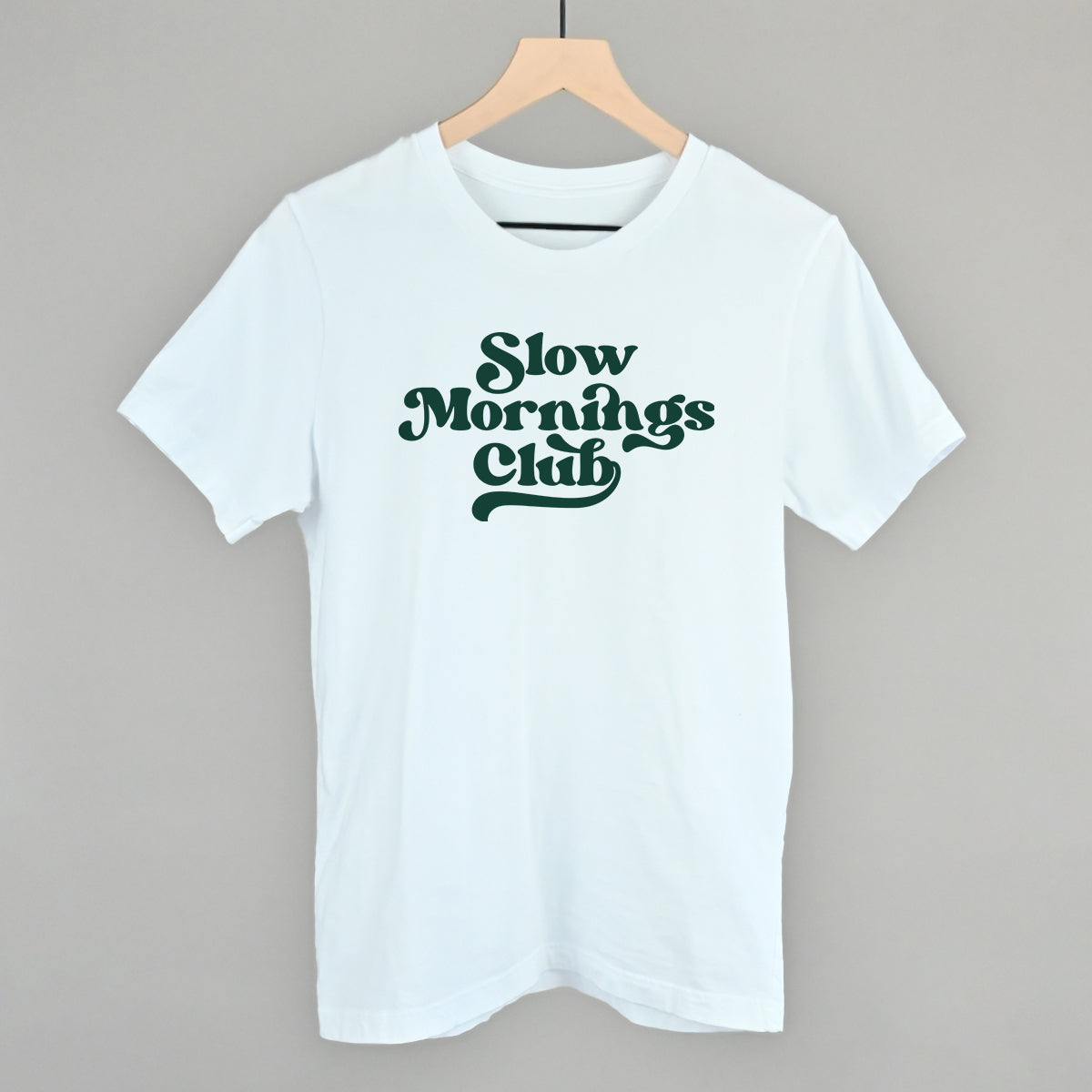 Slow Mornings Club (Green) - clothing by TeeHivey.com (Image 3)