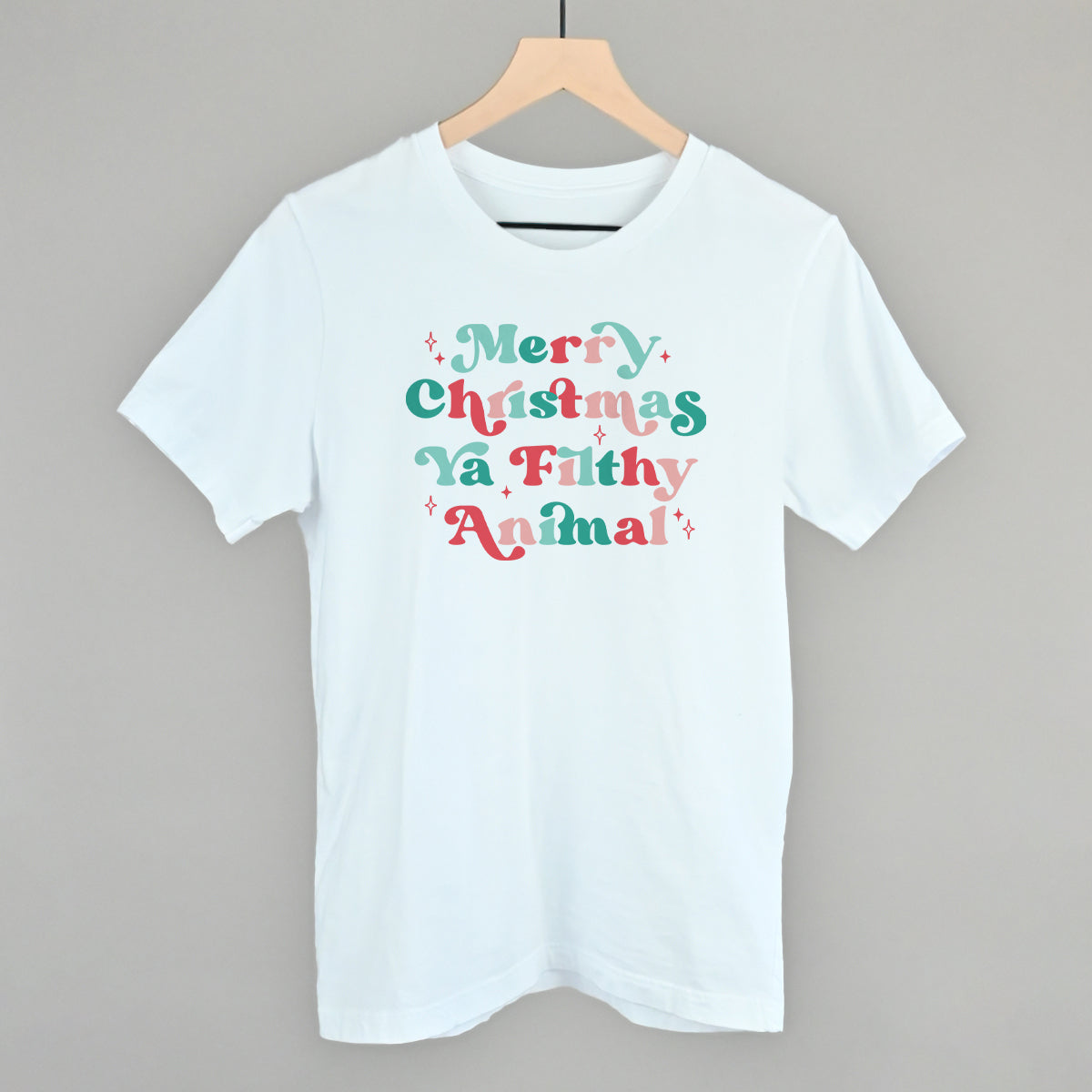 Merry Christmas Ya Filthy Animal Colorful - clothing by TeeHivey.com (Image 4)