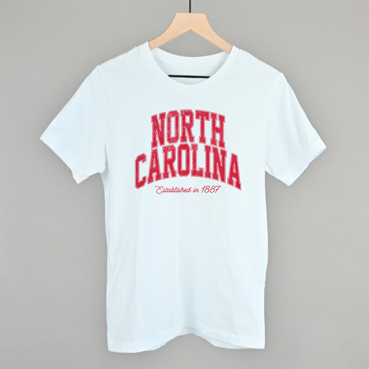 North Carolina Varsity Arch (Red) - clothing by TeeHivey.com (Image 3)