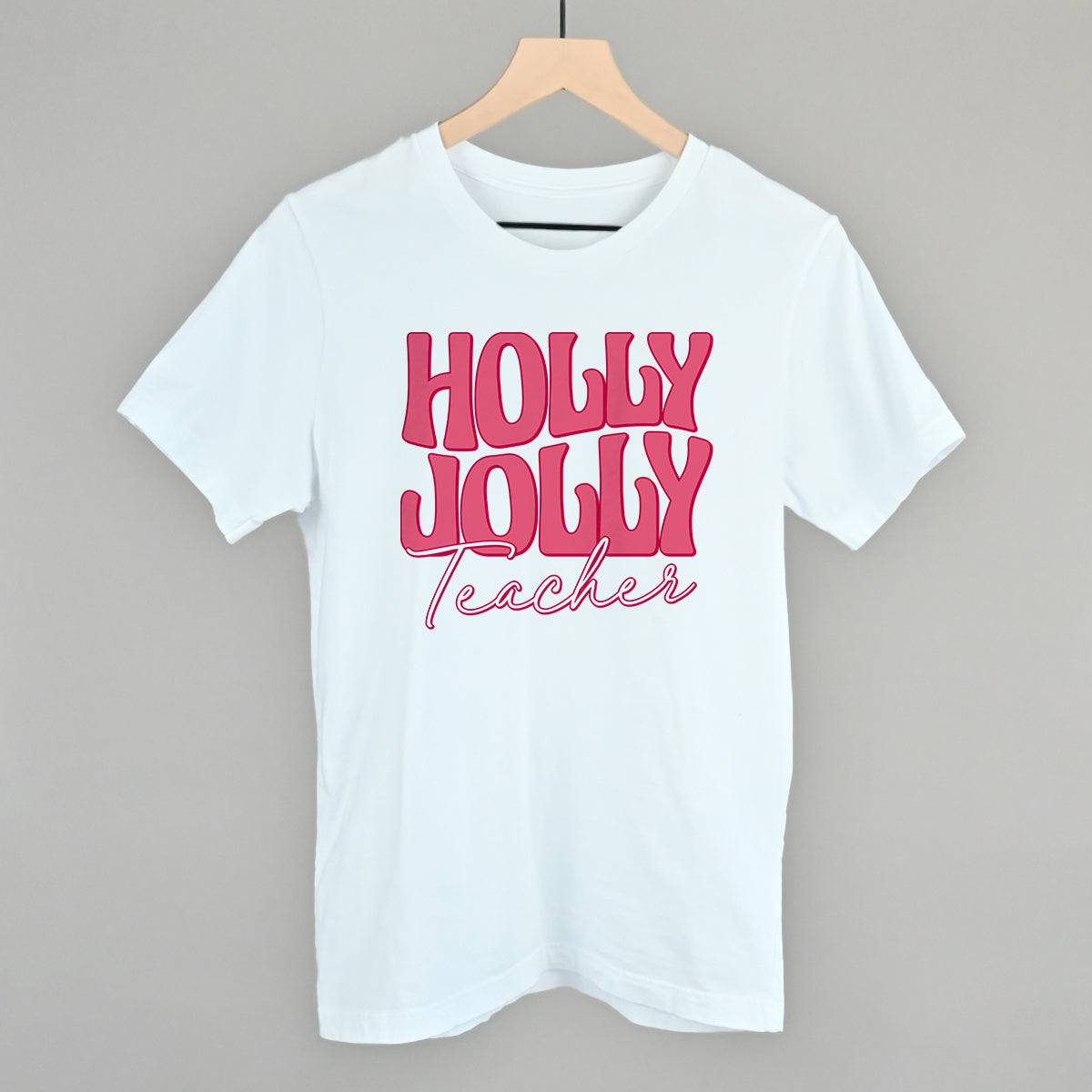Holly Jolly Teacher - clothing by TeeHivey.com (Image 3)