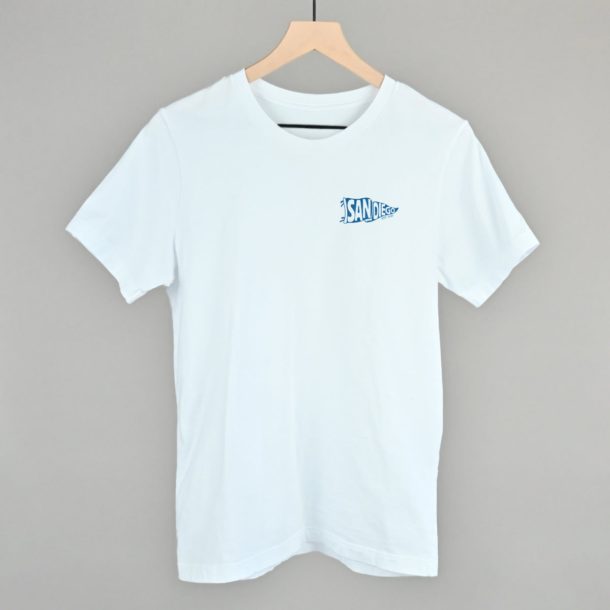 San Diego Pennant Flag (Left Chest) - clothing by TeeHivey.com (Image 2)