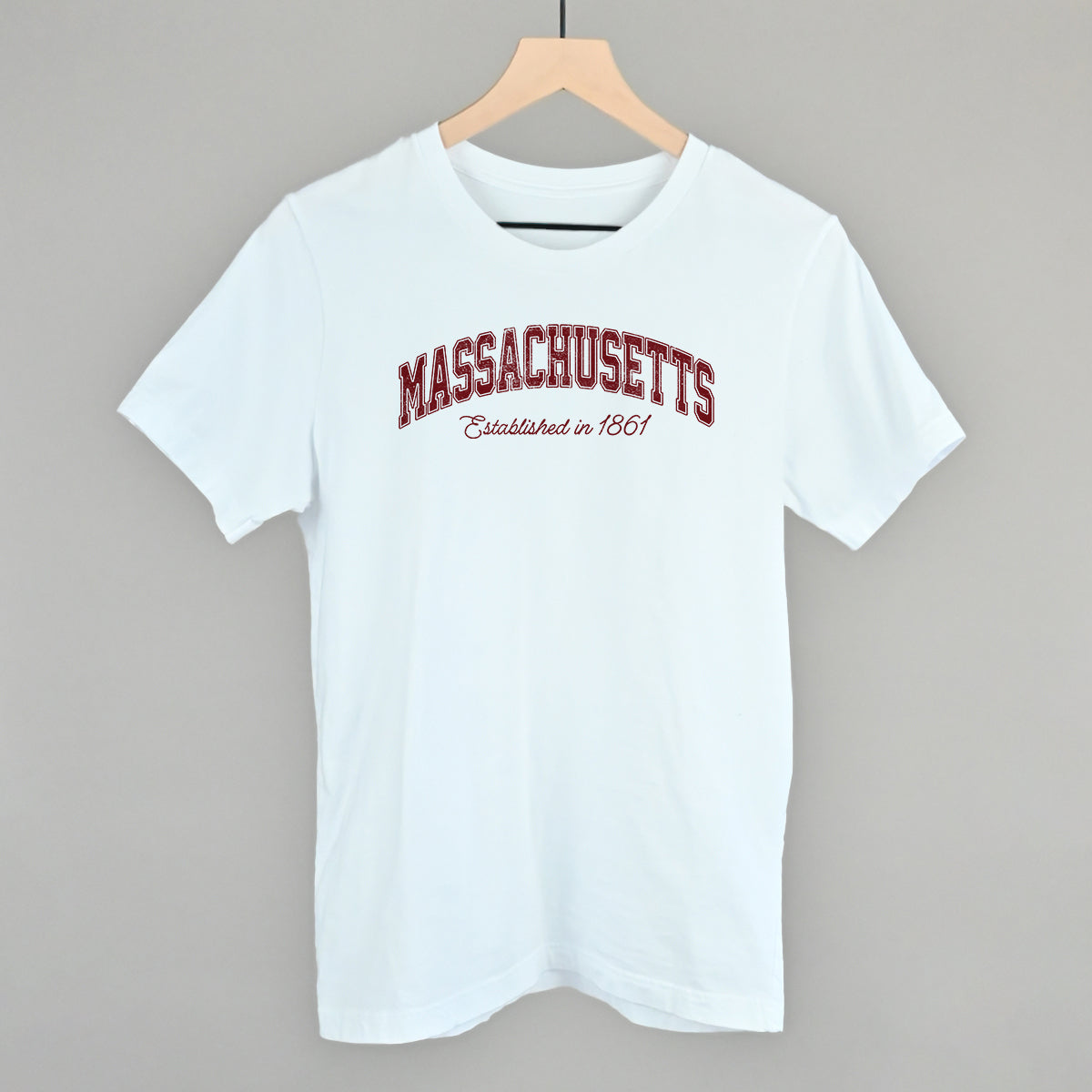 Massachusetts Varsity Arch - clothing by TeeHivey.com (Image 1)