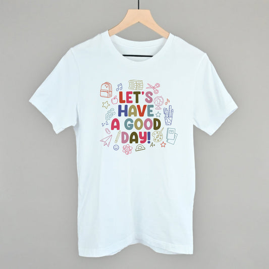 Let's Have A Good Day Colorful Doodles