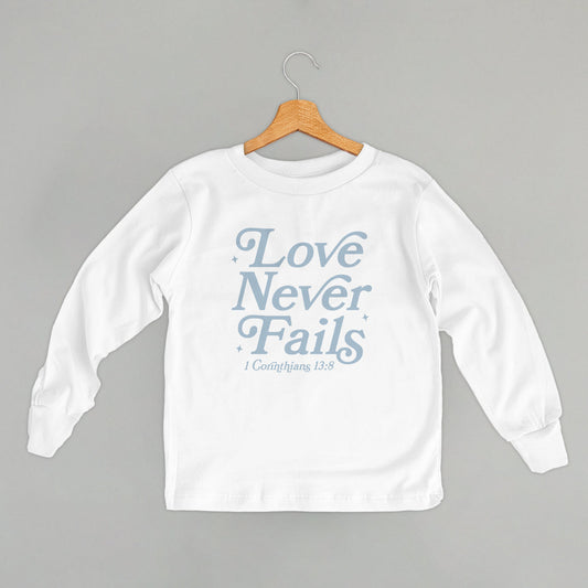Love Never Fails (Kids) - clothing by TeeHivey.com (Image 1)